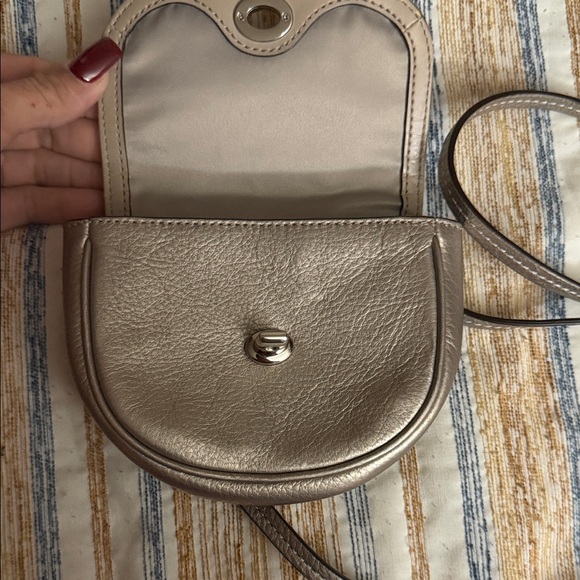 Coach Metallic Silver Crossbody Bag - Picture 11 of 13
